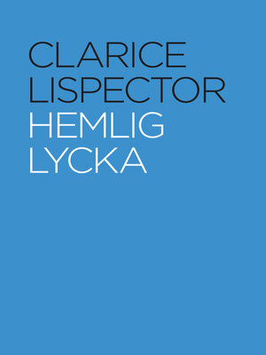 cover image of Hemlig lycka